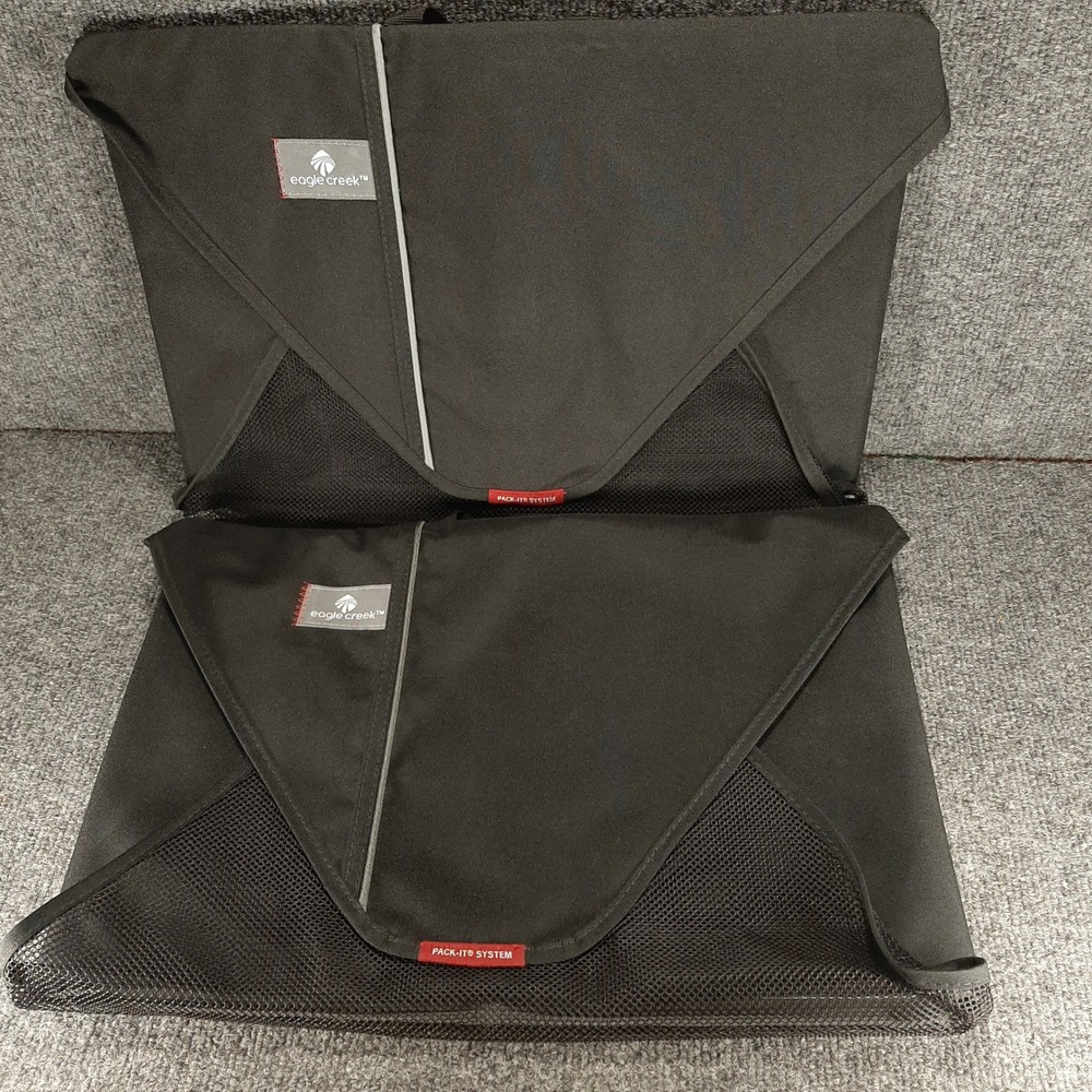 Eagle Creek Pack-It Folder Garment Organizer EC-41190 Black Lot of 2 Unisex